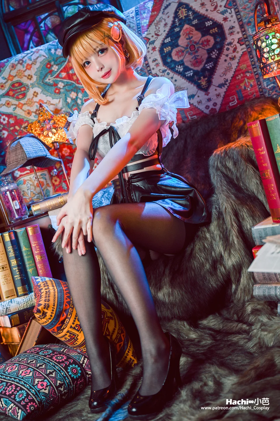 Hachi小芭 - Watson Amelia [14P-45MB] tg@simisebaisi 【丝足阁】001.webp